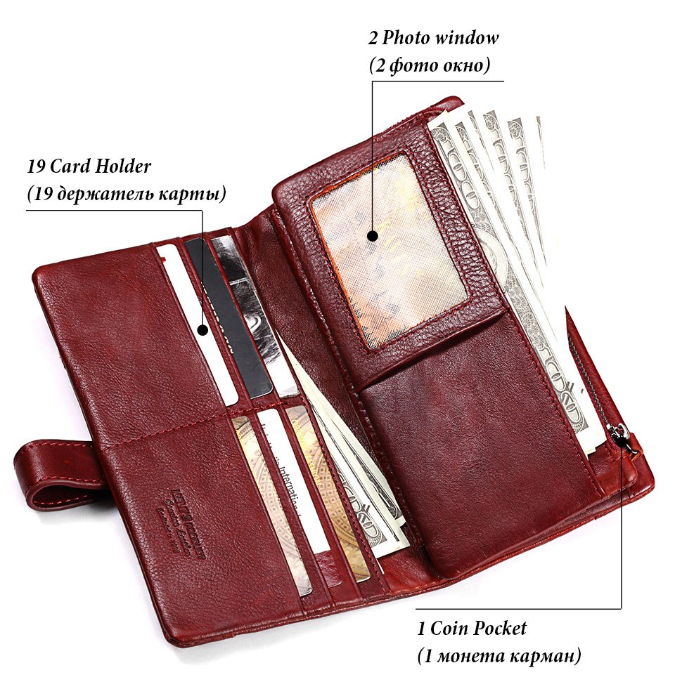 KAVIS Genuine Leather Wallet