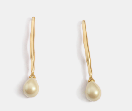 Simple pearl earrings - Jps collections