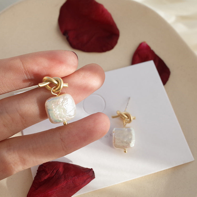 Natural pearl earrings - Jps collections