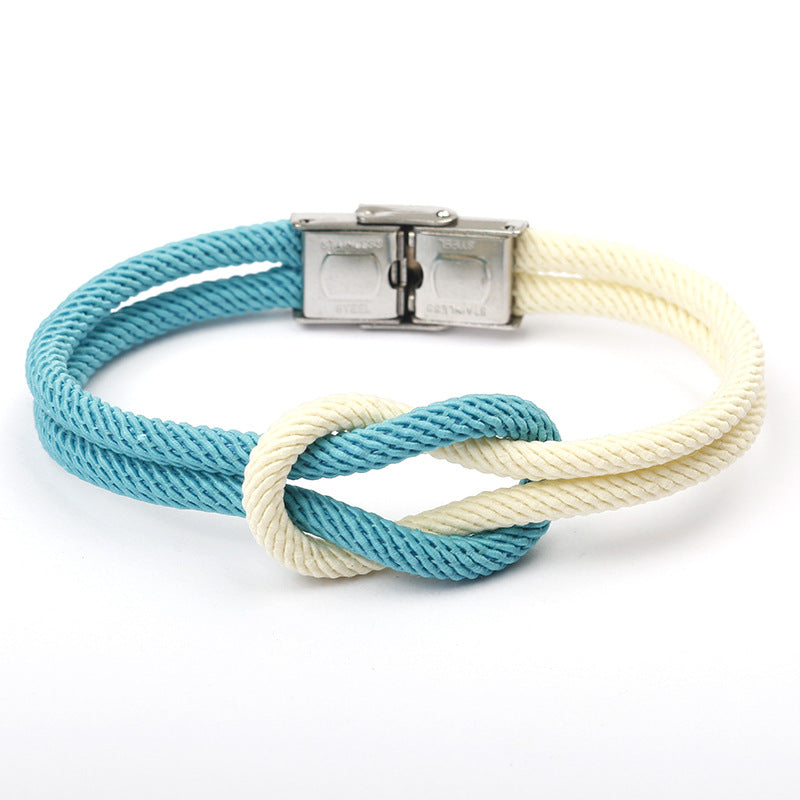 Vintage Anchor Handmade Diy Woven Bracelet - Jps collections