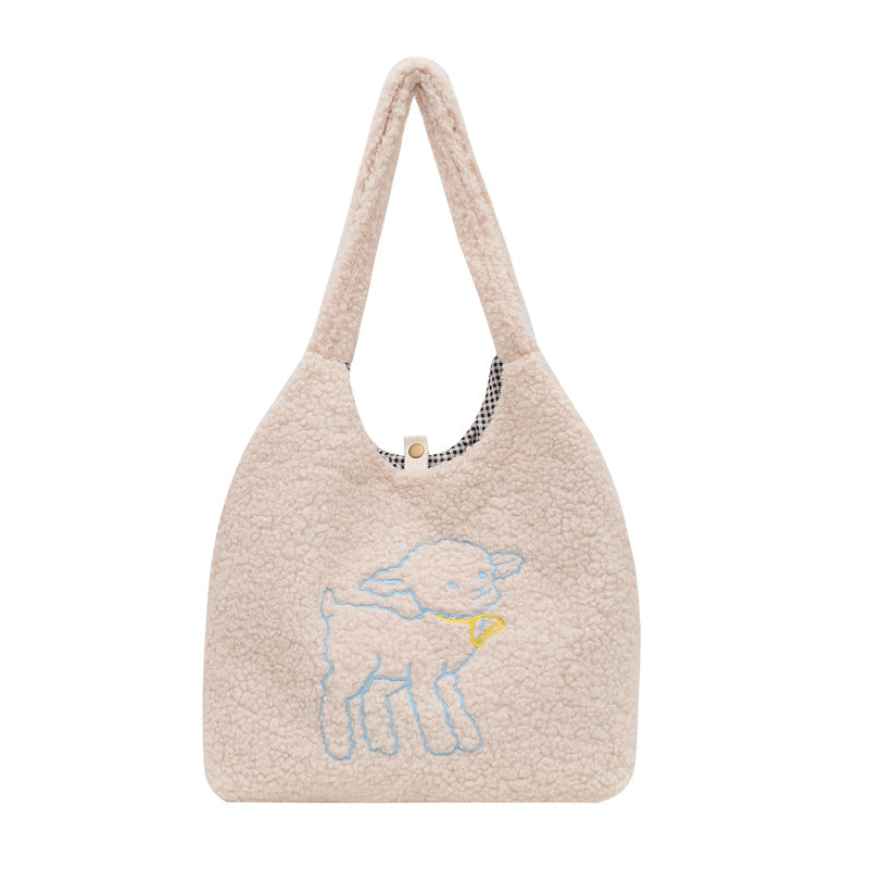 Lamb Winter Shoulder Bag