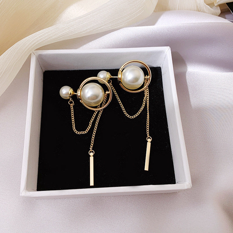 Pearl tassel earrings - Jps collections