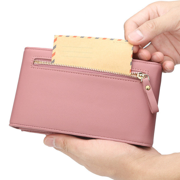 Women's wallets solid color wallets - Jps collections