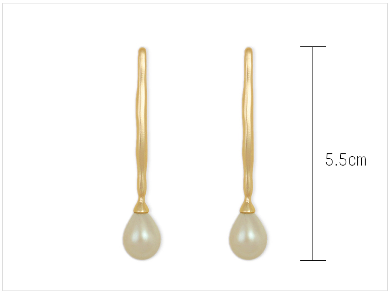 Simple pearl earrings - Jps collections