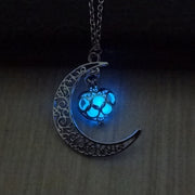 Glowing Pendant Necklaces Silver Plated Chain Necklaces - Jps collections