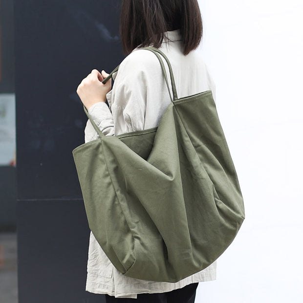 Women Handbags High Capacity Shoulder Bags For Shopping Canvas Totes