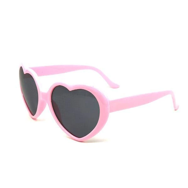 Heart-shaped Lights Become Love Special Effects Glasses Sunglasses - Jps collections