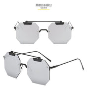 2023 New Arrival Brand Designer Sunglasses irregular Women Shades red silver Glasses Fashion Rimless Eyewear UV400 With box NX - Jps collections