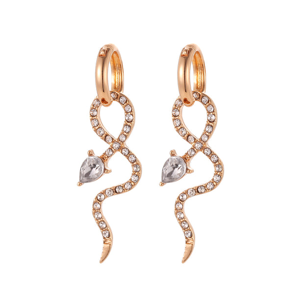 European And American Style Snake Earrings