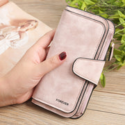 Matte PU Leather Multi-Function Wallet