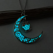 Glowing Pendant Necklaces Silver Plated Chain Necklaces - Jps collections