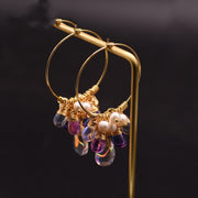 Pearl Czech crystal earrings - Jps collections