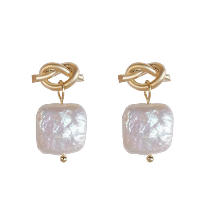 Natural pearl earrings - Jps collections