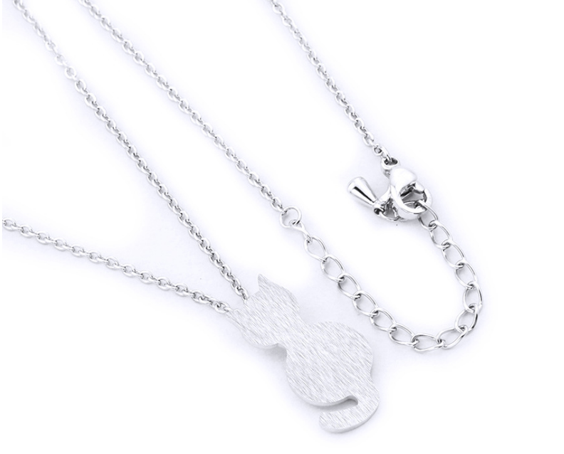 Trendy Fashion Cat Pendant Necklace