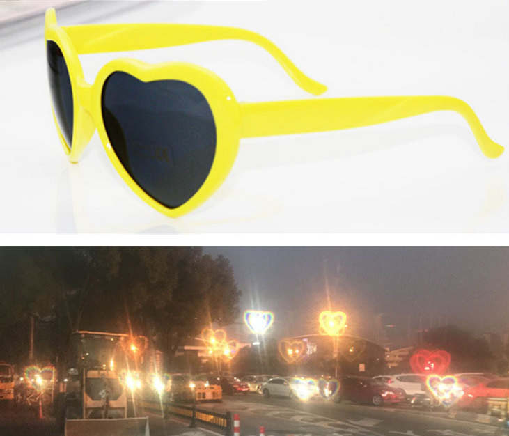 Night Lights Change Love Special Effects Glasses Sunglasses - Jps collections