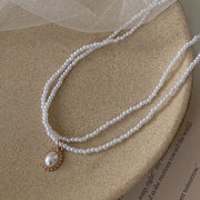 Retro Double-Layer Pearl Necklace