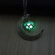 Glowing Pendant Necklaces Silver Plated Chain Necklaces - Jps collections