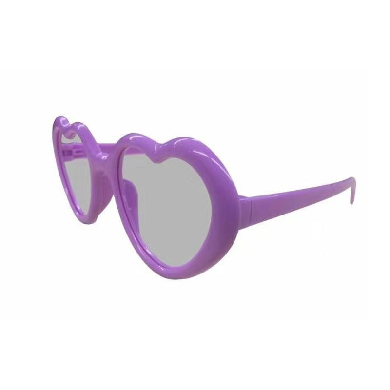 Heart-shaped Lights Become Love Special Effects Glasses Sunglasses - Jps collections