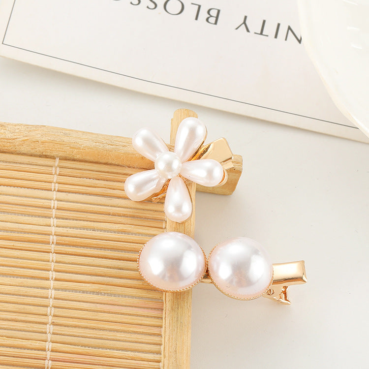 Slip-on Pearl Bow Hair Clip - Jps collections