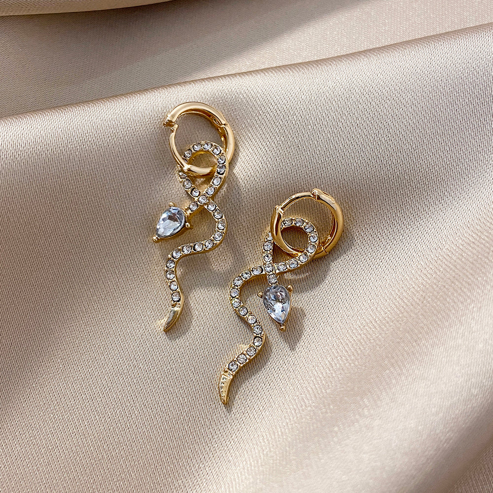 European And American Style Snake Earrings