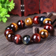 Tiger Eye Bracelet Natural Crystal Stone Buddha Bead Bracelet - Jps collections