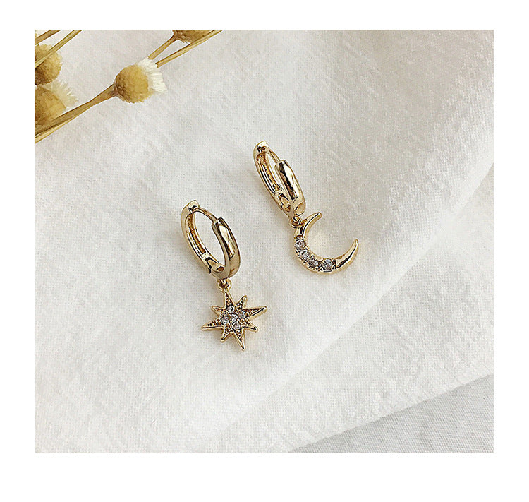 Star Moon Earrings - Jps collections