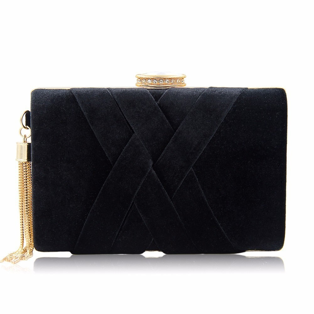 Milisente 2023 New Arrival Women Clutch Bags Top Quality Suede Clutches Purses Ladies Tassels Evening Bag Wedding Clutches - Jps collections