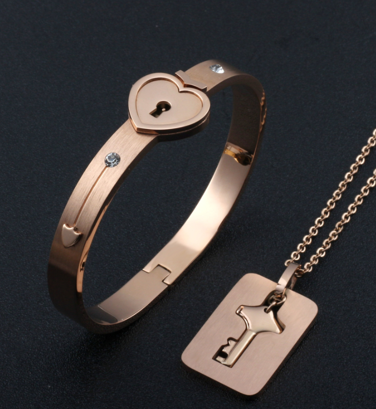 Titanium Steel Couple Bracelet