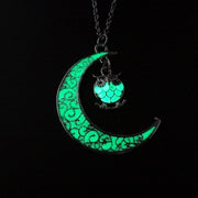 Glowing Pendant Necklaces Silver Plated Chain Necklaces - Jps collections