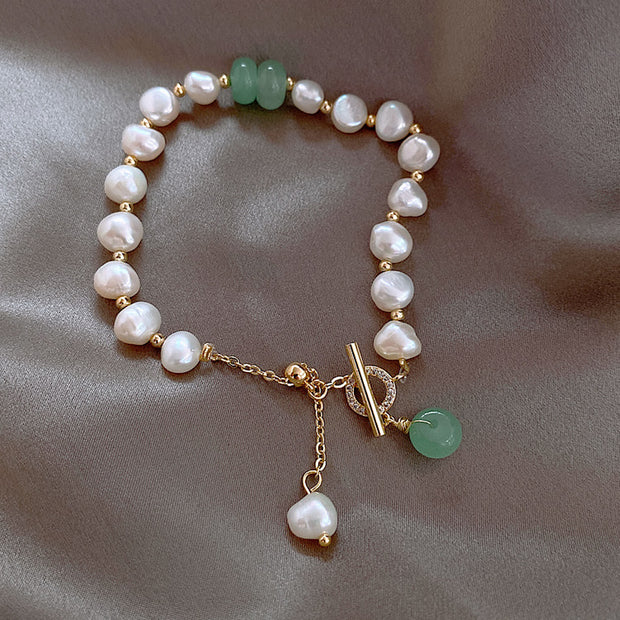 Women Irregular Freshwater Pearl Adjustable Bracelet - Jps collections