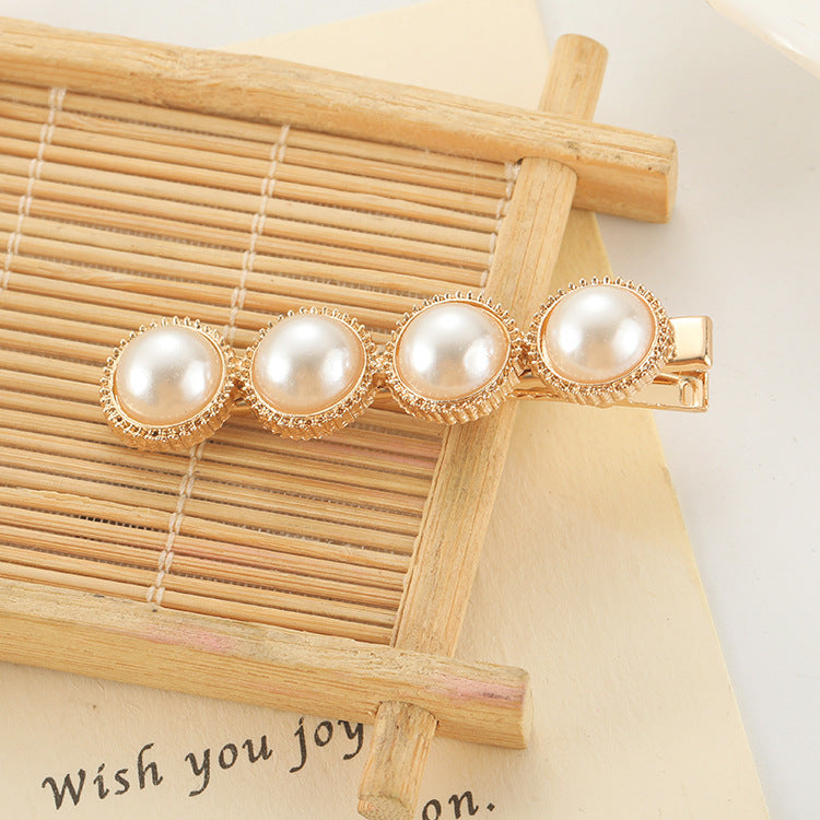 Slip-on Pearl Bow Hair Clip - Jps collections