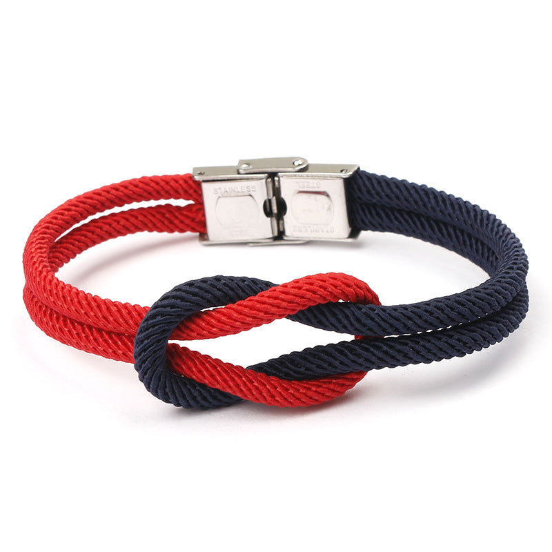 Vintage Anchor Handmade Diy Woven Bracelet - Jps collections