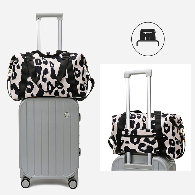 Cow Pattern Travel Duffel Bag