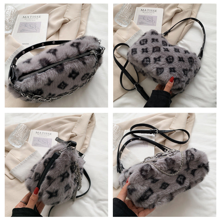 Plush Shoulder Bag