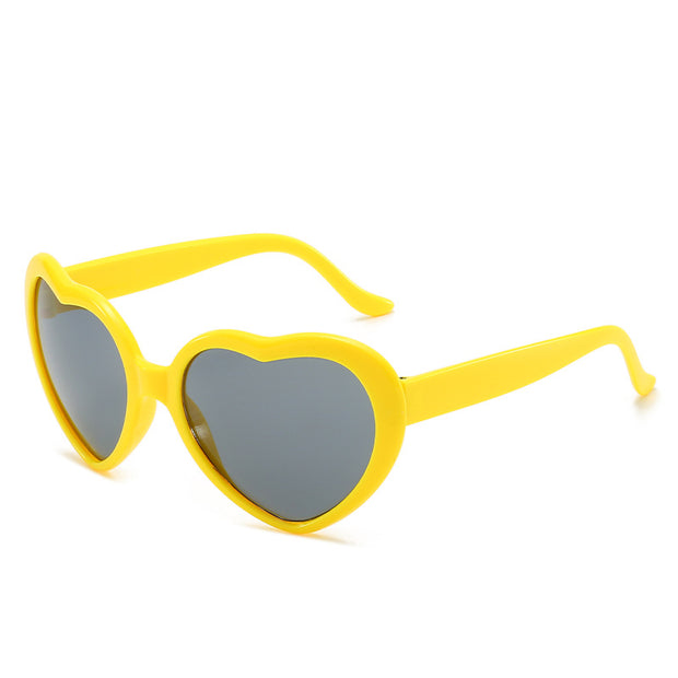 Heart-shaped Lights Become Love Special Effects Glasses Sunglasses - Jps collections