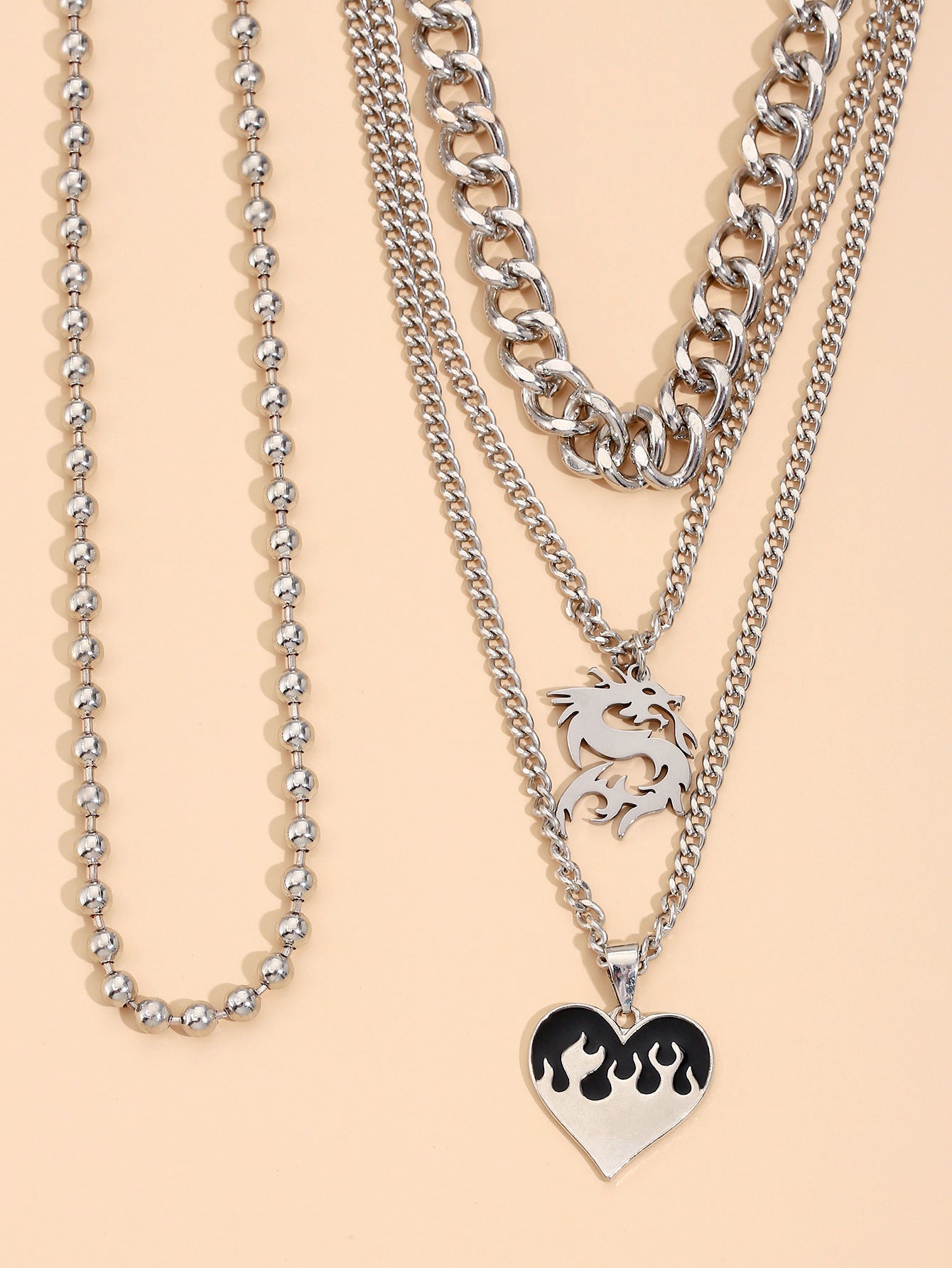 Love Dragon Necklace Pendant - Jps collections