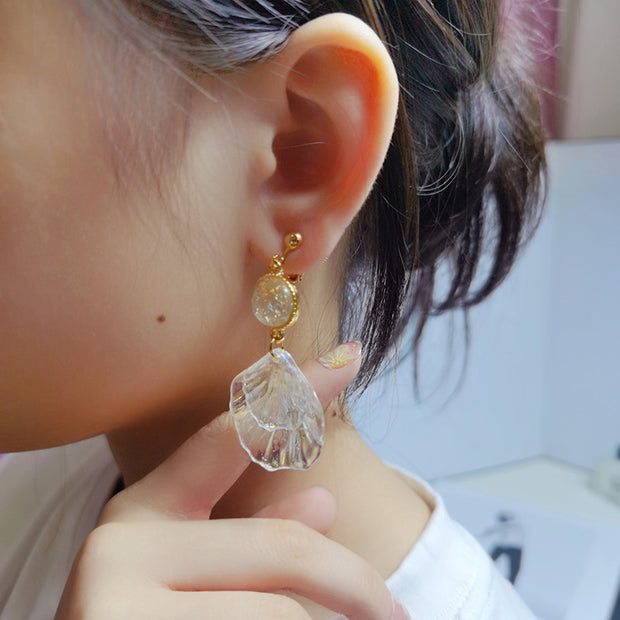 Acrylic Shell Earrings - Jps collections