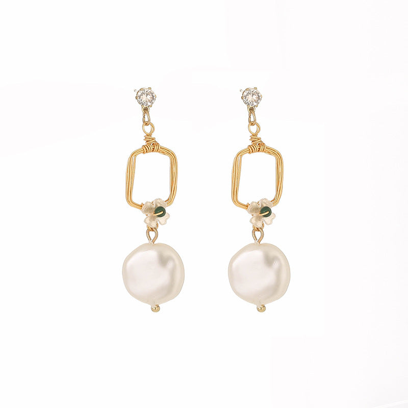 Pearl Earrings with Pendant Necklace - Jps collections