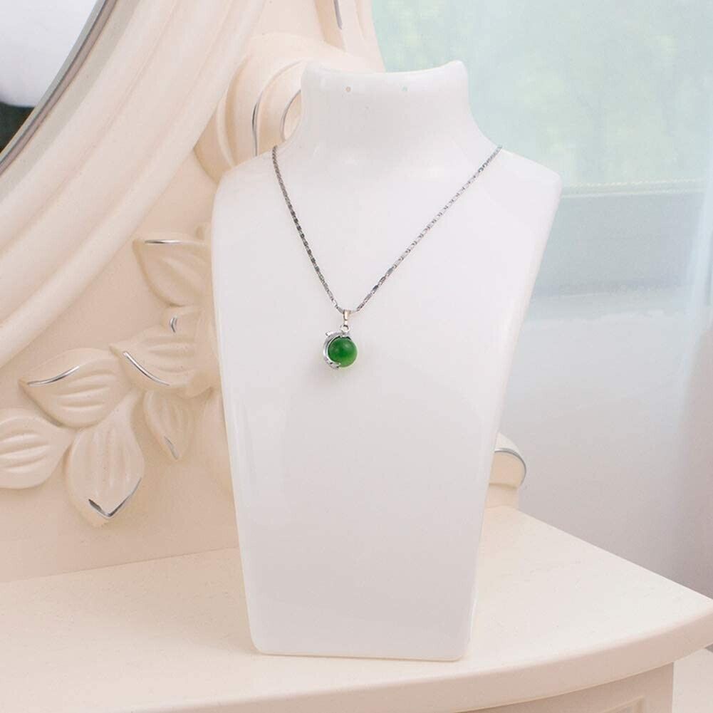 Acrylic Display Stand Necklace Pendant Bust Mannequin Earring Jewelry Chain Show - Jps collections