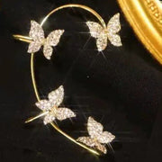 Fashion Earring Butterfly Ear Clip And Ear Hook - Jps collections