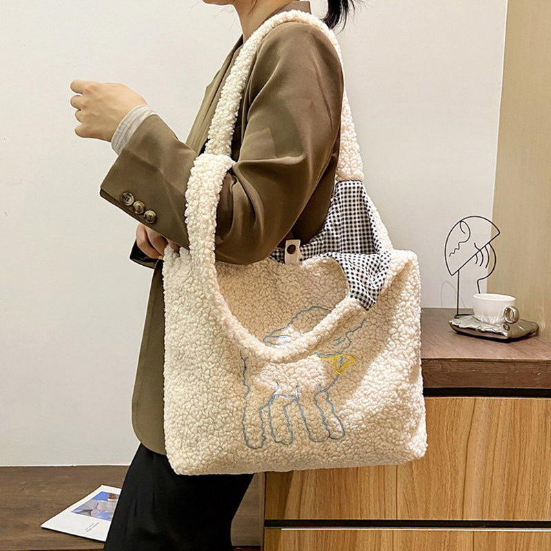 Lamb Winter Shoulder Bag