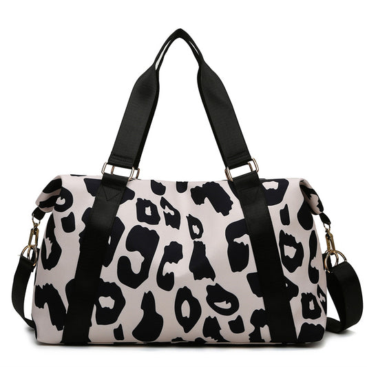 Cow Pattern Travel Duffel Bag