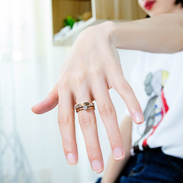 Rose Gold Diamond Ring